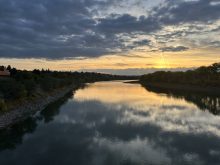 The South Saskatchewan River as seen from the Finlay Bridge on Sept. 23. Photo: Alex McCuaig
